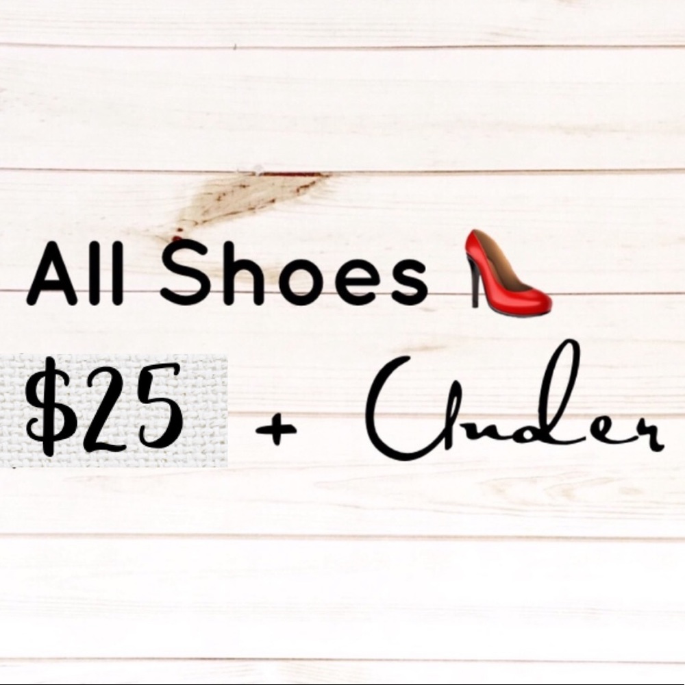 All Shoes $25 & Under